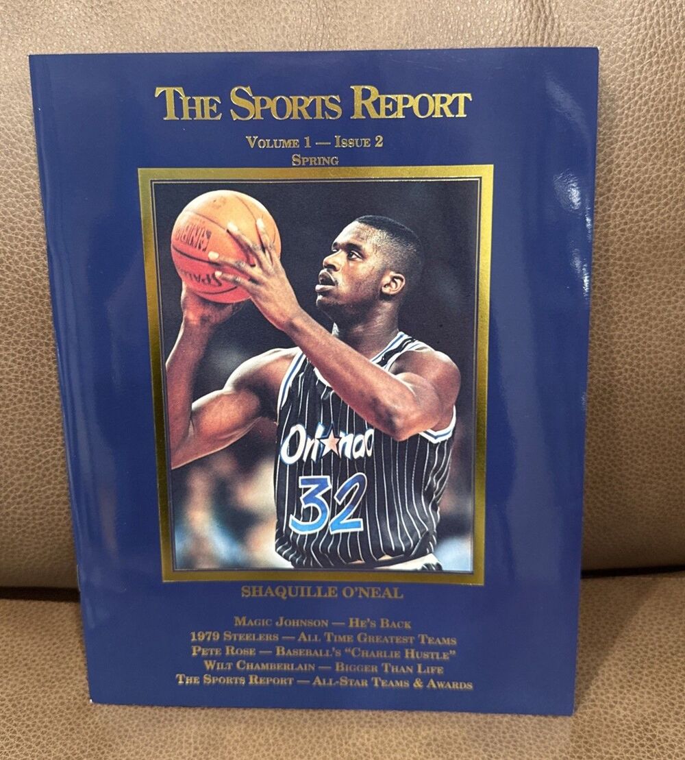 1993 The Sports Report Shaquille O’Neal Shaq Michael Jordan Uncut Cards RARE